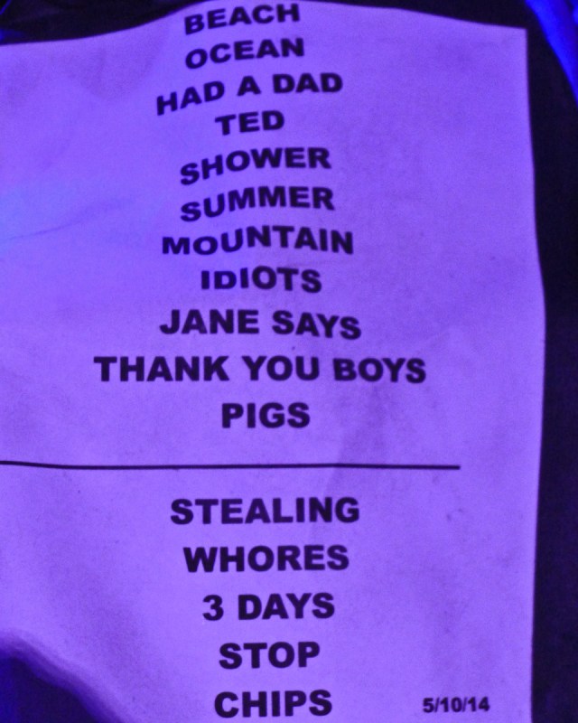 Jane's Addiction Brooklyn Bowl in Las Vegas, NV 5/10/14