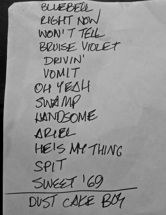 Babes in Toyland set list
